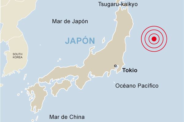 Terremoto de magnitud 8,9 Richter causa tsunami en Japón